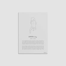 Load image into Gallery viewer, Zodiac Baby Star Sign Print
