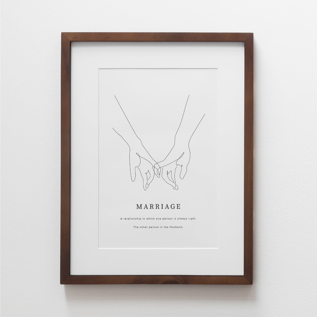 Marriage Print