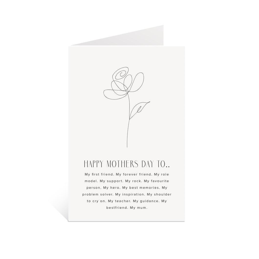 Mothers Day Poem Card