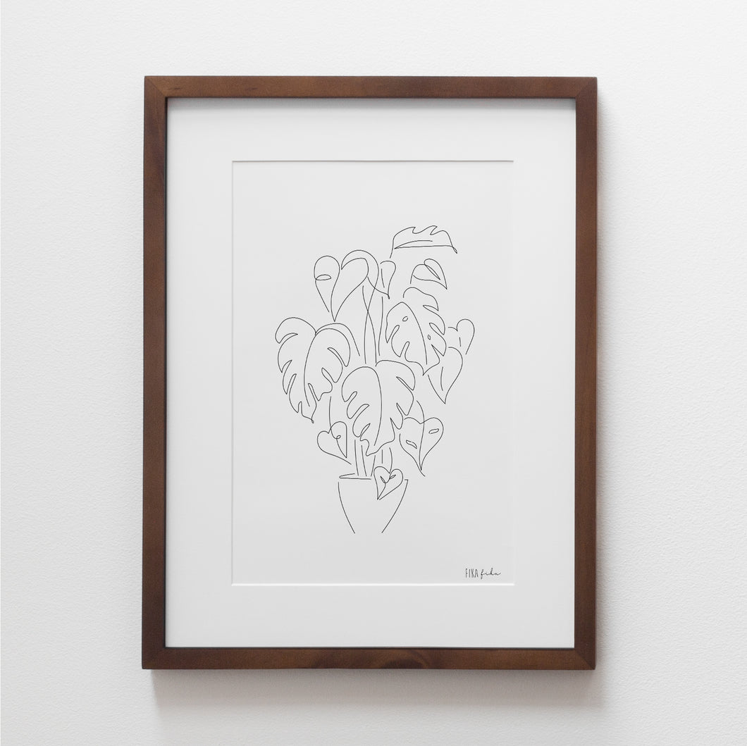 Pot Plant Print