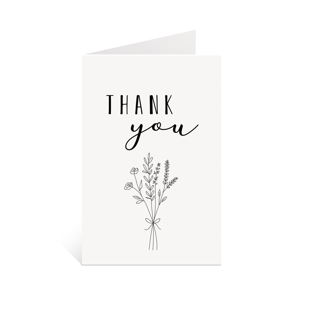 Thank You Flowers Card