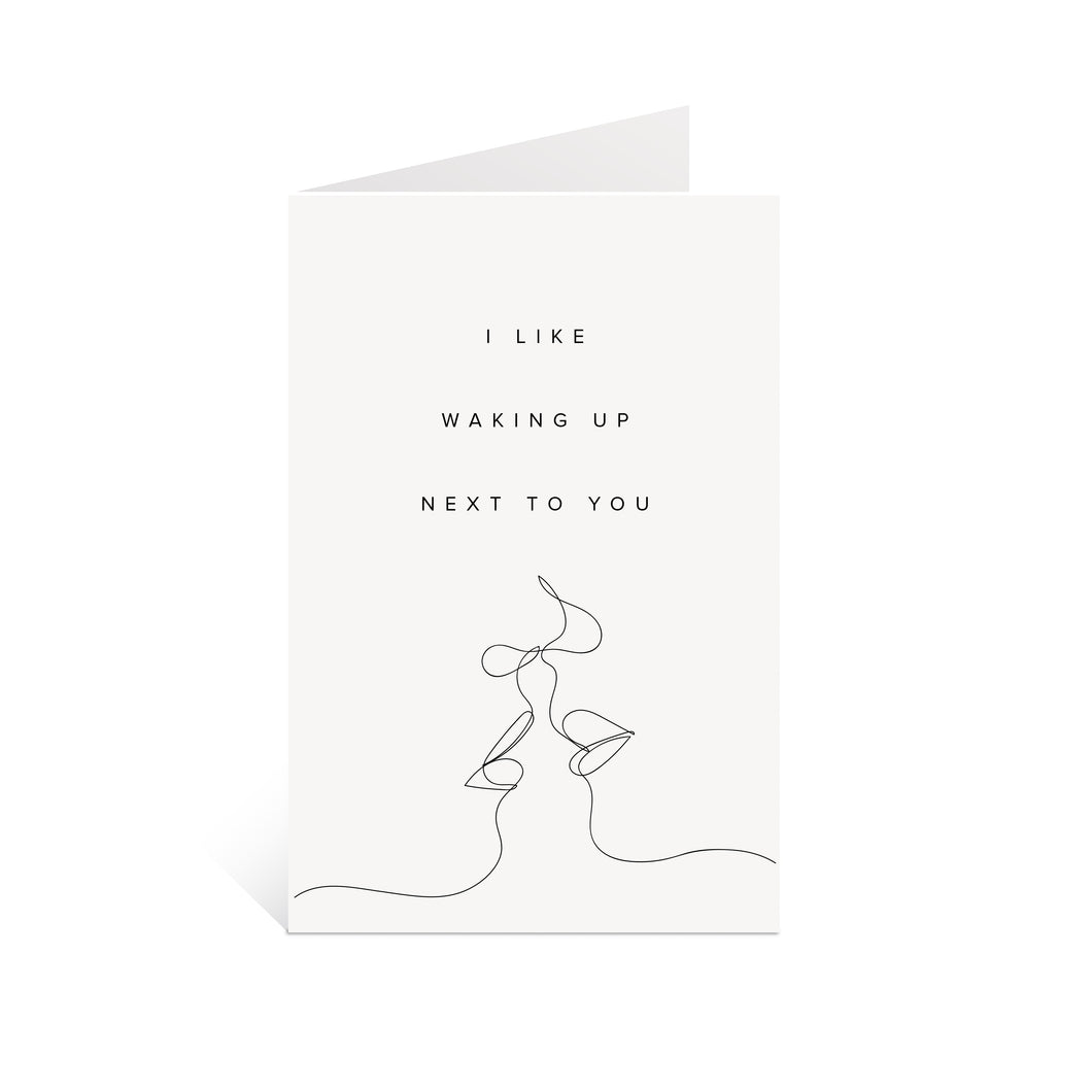 Waking Next To You Card