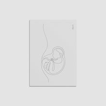 Load image into Gallery viewer, Baby in Womb Print
